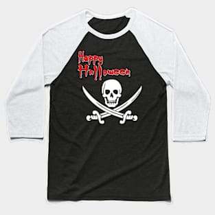 Halloween Essential Skull Baseball T-Shirt